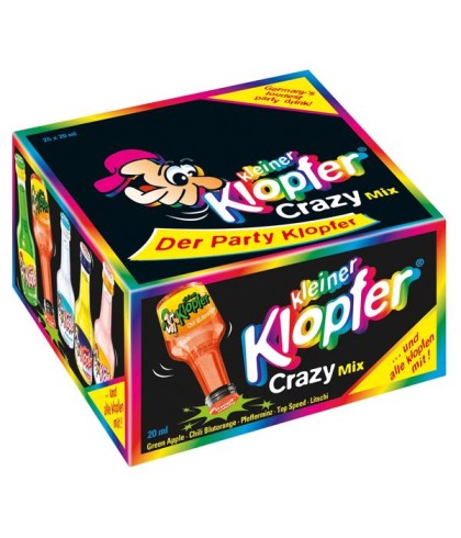 Kleiner Klopfer Crazy Mix 25-pack, op voorraad bij slijterij t Bockje in Bathmen