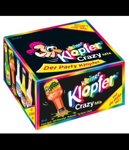 Kleiner Klopfer Crazy Mix 25-pack, op voorraad bij slijterij t Bockje in Bathmen