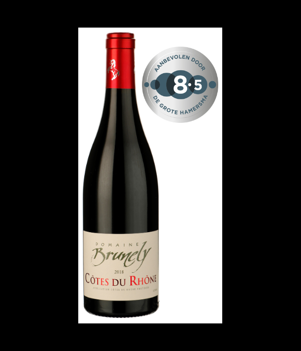 Domaine Brunely Côtes du Rhône Rouge, wijn bij t Bockje in Bathmen