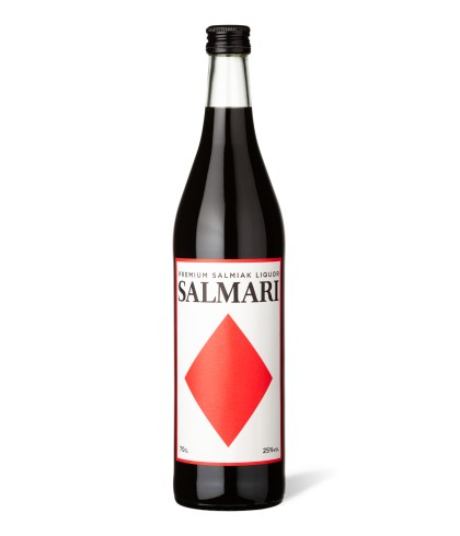 Salmari Premium Salmiak Liquor, op voorraad bij slijterij t Bockje in Bathmen