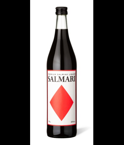 Salmari Premium Salmiak Liquor, op voorraad bij slijterij t Bockje in Bathmen