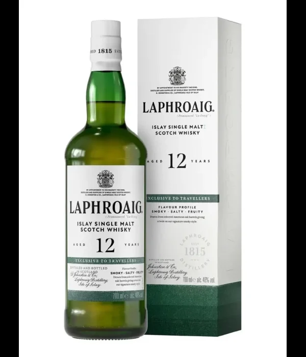 Laphroaig 12Y Exclusive to Travellers bij t Bockje in Bathmen