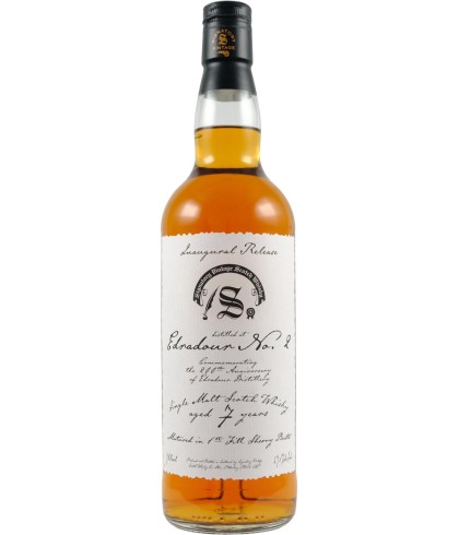 Fles Signatory Inaugural Release Edradour No.2, single malt whisky, op voorraad bij slijterij t Bockje in Bathmen
