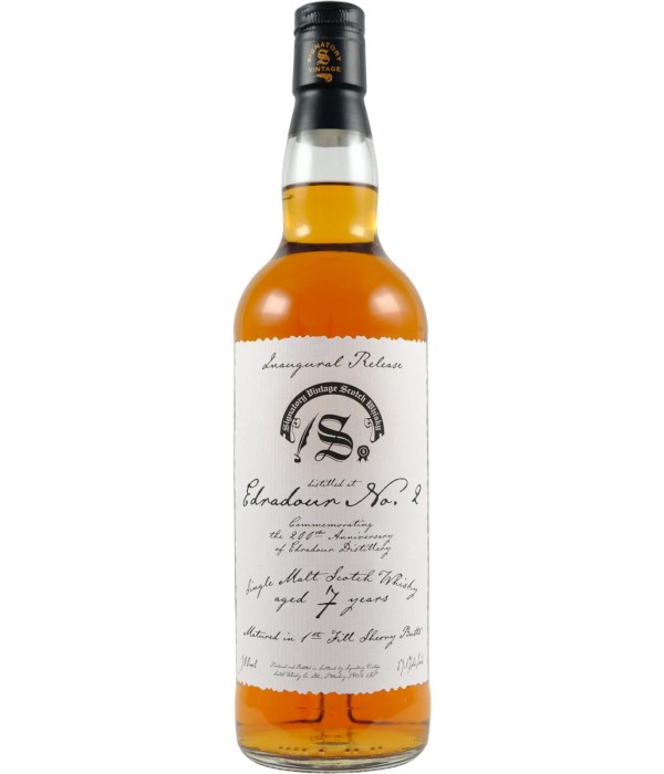 Signatory Vintage Inaugural Release 7 Years Old Edradour No.2 bij t Bockje in Bathmen