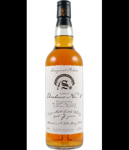 Fles Signatory Inaugural Release Edradour No.2, single malt whisky, op voorraad bij slijterij t Bockje in Bathmen