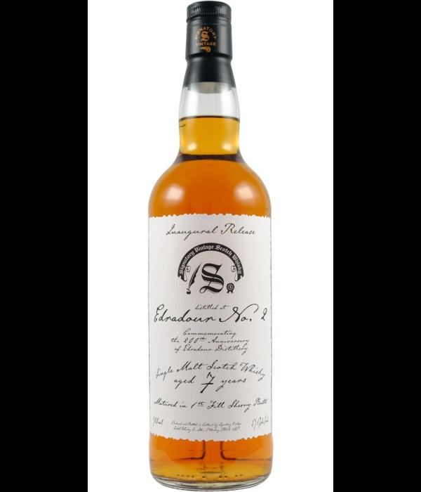 Signatory Vintage Inaugural Release 7 Years Old Edradour No.2 bij t Bockje in Bathmen