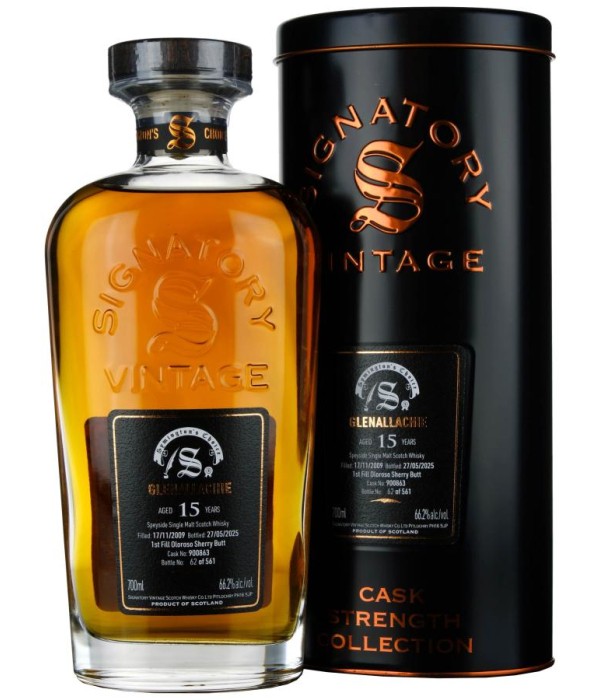 Signatory Glenallachie 2009 15 years old Oloroso sherry but bij t Bockje in Bathmen