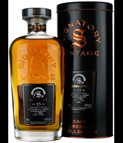 Fles Signatory Glenallachie 2009 15 Years Old Oloroso, single malt whisky, op voorraad bij slijterij t Bockje in Bathmen