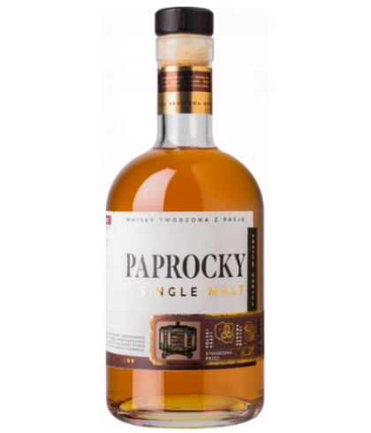 Fles Paprocky Single Malt Whisky, whisky, op voorraad bij slijterij t Bockje in Bathmen