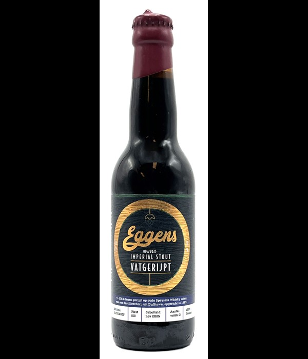Eggens Imperial Stout Speyside Whisky Vatgerijpt 014/2025 bij t Bockje in Bathmen
