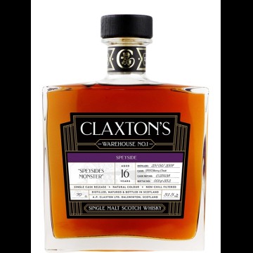 Claxton's Warehouse No.1 Speyside Monster 16 Years Old 2009