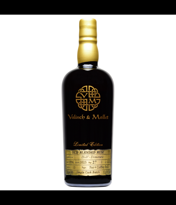 Valinch & Mallet Old Blended Rum 27YO bij t Bockje in Bathmen