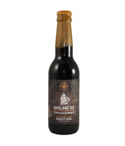 Berging Brouwerij Sailing'23 Rum Barrel Aged Barley Wine, bier op voorraad bij slijterij t Bockje in Bathmen