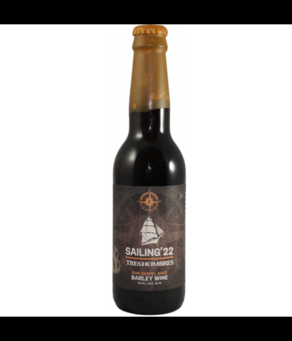 Berging Brouwerij Sailing'23 Rum Barrel Aged Barley Wine, bier op voorraad bij slijterij t Bockje in Bathmen