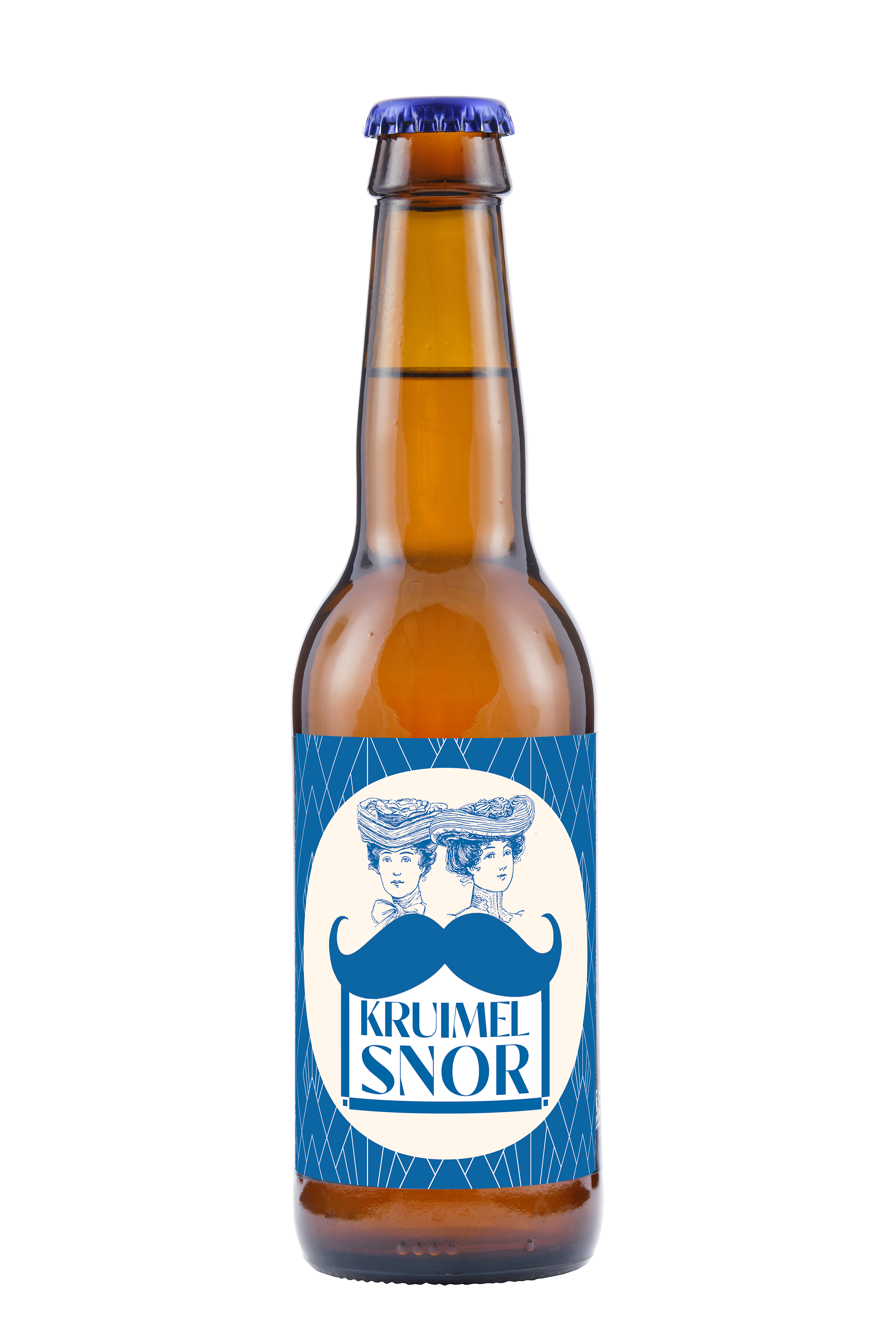 Fles Brouwerij De Snor Kruimel Snor, bier van Brouwerij De Snor, op voorraad bij slijterij ’t Bockje in Bathmen