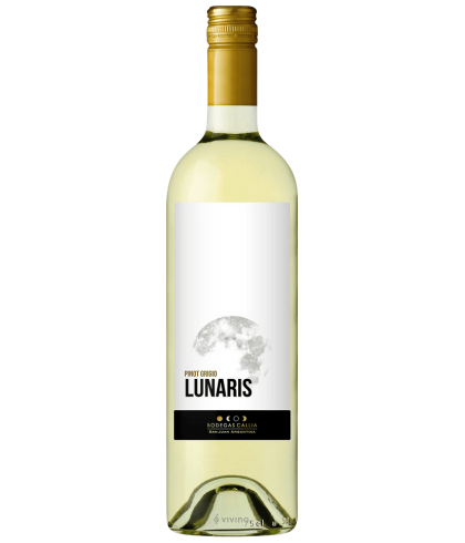 Fles Lunaris Pinot Grigio, wijn op voorraad bij slijterij t Bockje in Bathmen