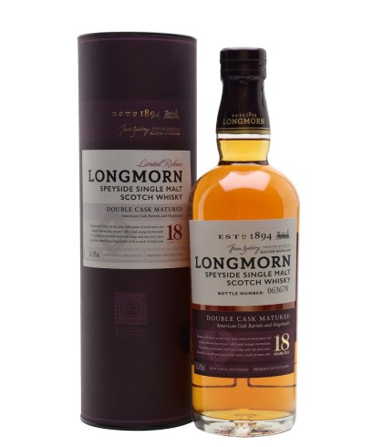 Fles Schotse Speyside single malt uit Longmorn, op voorraad bij slijterij t Bockje in Bathmen