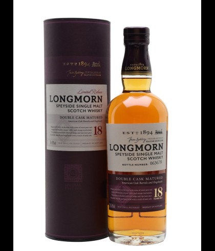 Fles Schotse Speyside single malt uit Longmorn, op voorraad bij slijterij t Bockje in Bathmen
