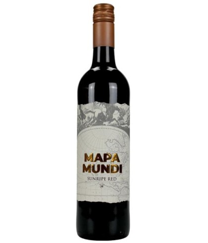 Fles Mapa Mundi Sunripe Red, wijn, op voorraad bij slijterij t Bockje in Bathmen
