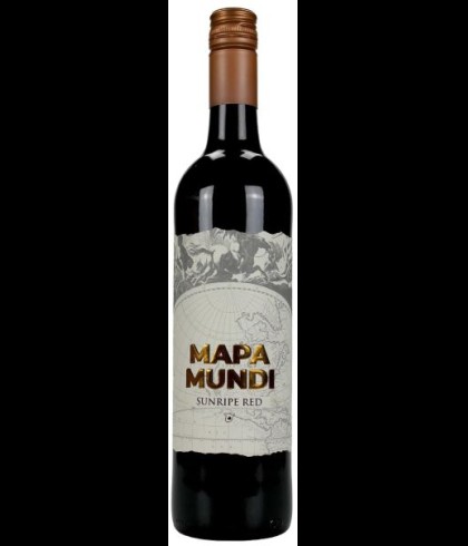 Fles Mapa Mundi Sunripe Red, wijn, op voorraad bij slijterij t Bockje in Bathmen