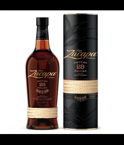 Fles Ron Zacapa 23Y Solera Gran Reserva, rum, op voorraad bij slijterij t Bockje in Bathmen
