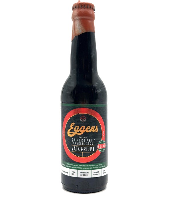 Eggens Quadruppel/Imperial Stout Islay Whisky Vatgerijpt 002/2026 bij t Bockje in Bathmen