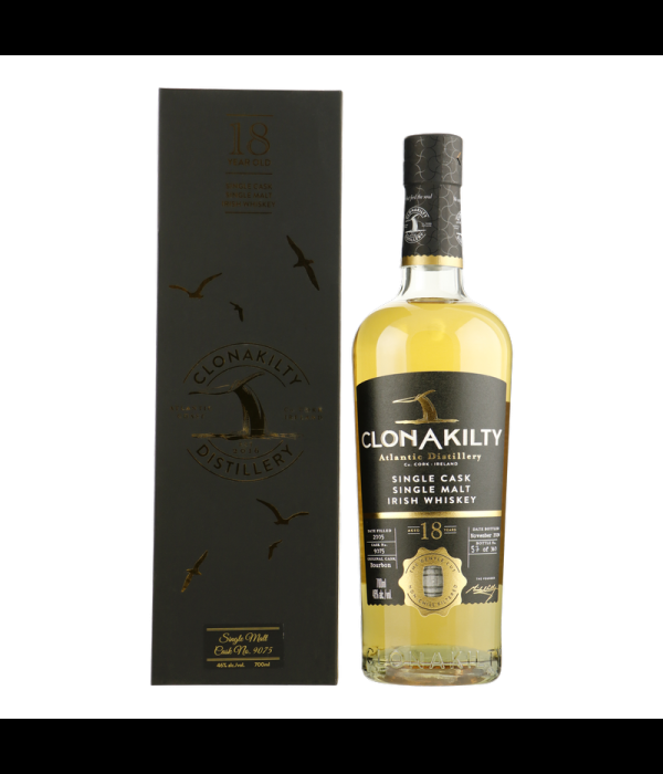 Clonakilty 18Y SM Single Cask Irish Whiskey bij t Bockje in Bathmen