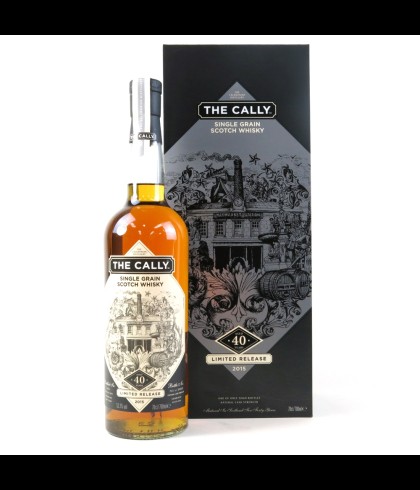 Fles Caledonian Single Grain Whisky 40 Years Old Vintage 1974, whisky, op voorraad bij slijterij t Bockje in Bathmen