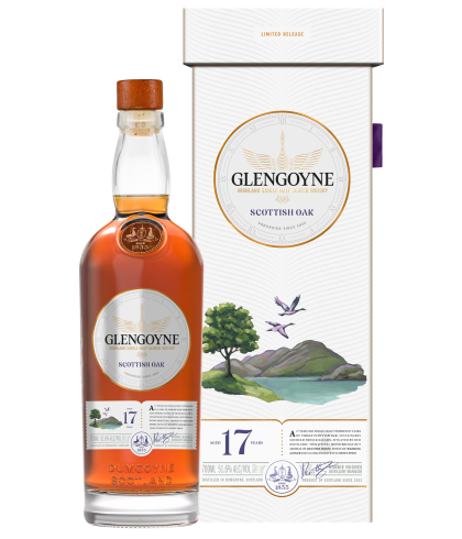 Fles Glengoyne 17Y Scottish Oak, whisky, bij slijterij t Bockje in Bathmen