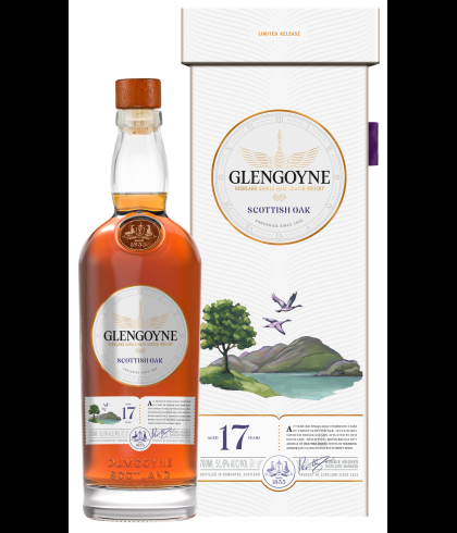 Fles Glengoyne 17Y Scottish Oak, whisky, bij slijterij t Bockje in Bathmen