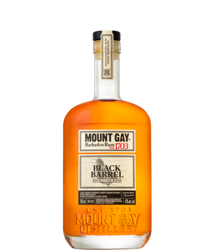 Fles Mount Gay Black Barrel, rum, op voorraad bij slijterij t Bockje in Bathmen