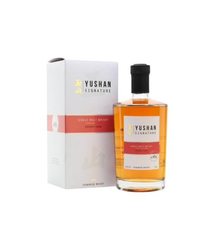Fles Yushan Signature Sherry Cask, Taiwanese whisky, op voorraad bij slijterij t Bockje in Bathmen