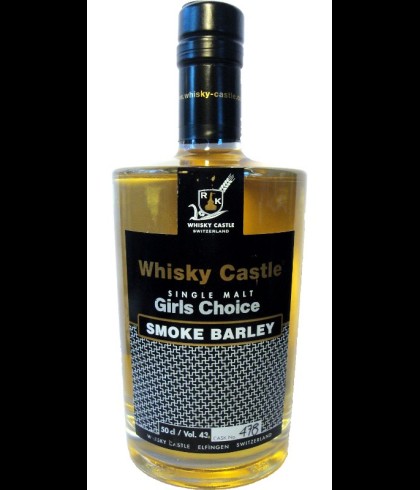Fles WHISKY CASTLE Smoke Barley, whisky, op voorraad bij slijterij t Bockje in Bathmen