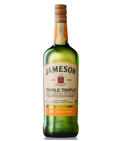 Fles Iers whiskey van Jameson, op voorraad bij slijterij t Bockje in Bathmen