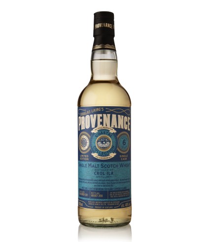 Fles Provenance Caol Ila 6 Years Old, single malt whisky, op voorraad bij slijterij t Bockje in Bathmen