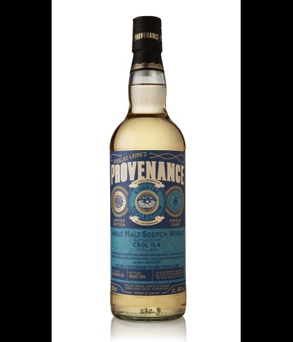 Fles Provenance Caol Ila 6 Years Old, single malt whisky, op voorraad bij slijterij t Bockje in Bathmen