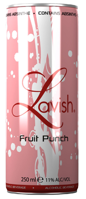 Pre-mix Lavish Fruit Punch Absinthe van Lavish, op voorraad bij slijterij ’t Bockje in Bathmen