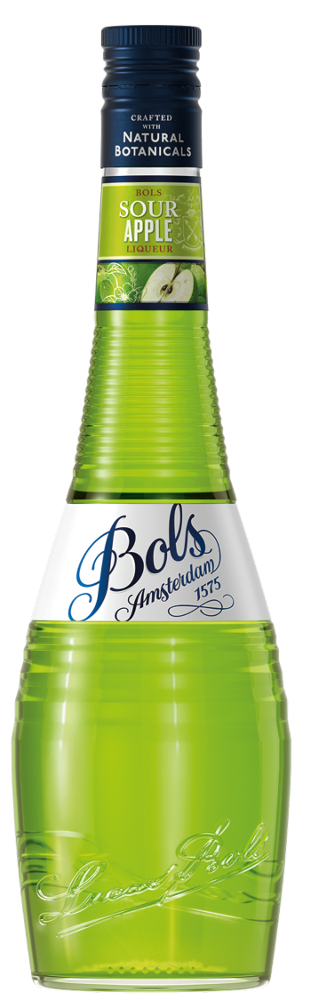 Likeur Bols Sour Apple van Bols, op voorraad bij slijterij ’t Bockje in Bathmen