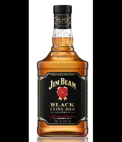 Fles Kentucky bourbon van Jim Beam, op voorraad bij slijterij t Bockje in Bathmen