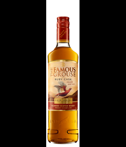 Fles The Famous Grouse Ruby Cask, Schotse blended whisky, op voorraad bij slijterij t Bockje in Bathmen