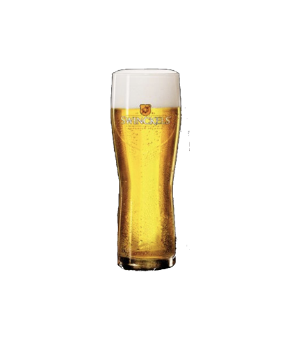 Swinckels bierglas, glas bij t Bockje in Bathmen