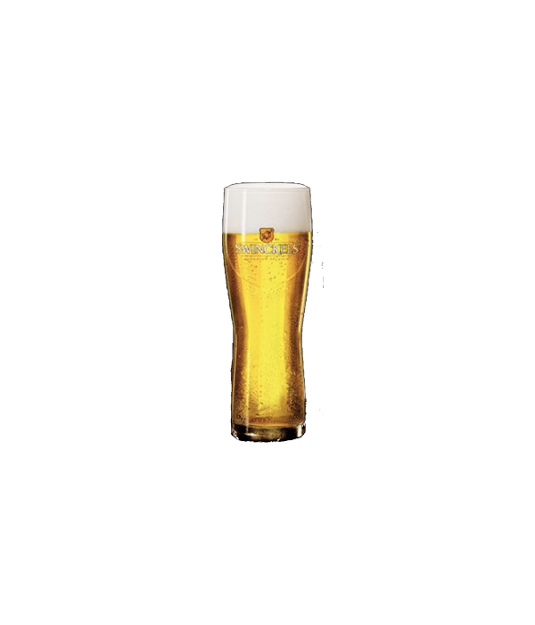 Swinckels bierglas bij t Bockje in Bathmen