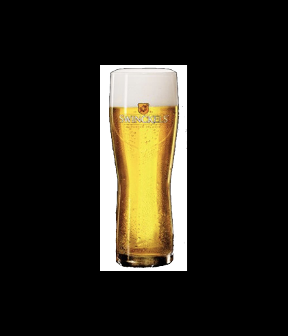 Swinckels bierglas, glas bij t Bockje in Bathmen