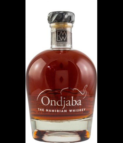 Fles Ondjaba The Namibian Whiskey Classic, whisky, bij slijterij ’t Bockje in Bathmen