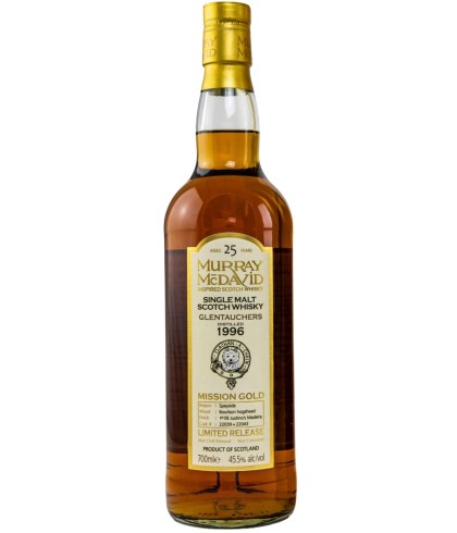 Fles Glentauchers 1996 MM, single malt whisky, op voorraad bij slijterij t Bockje in Bathmen