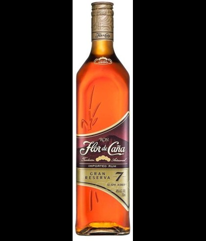Fles Flor de Cana Gran Reserva 7 Years Old Rum Nicaragua, rum, bij slijterij t Bockje in Bathmen