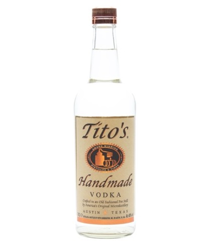 Tito's Handmade Vodka, wodka bij t Bockje in Bathmen