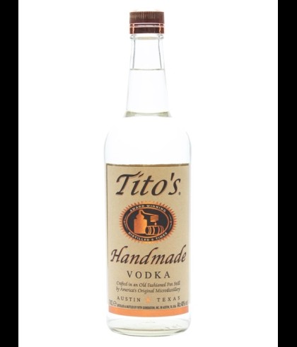 Tito's Handmade Vodka, wodka bij t Bockje in Bathmen