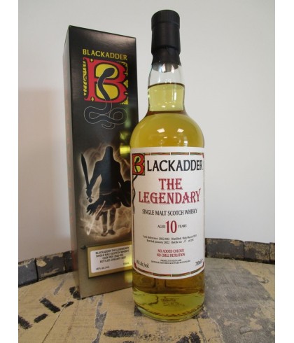 Fles Raw Cask The Legendary 2011 10 Years Old, single malt whisky, op voorraad bij slijterij t Bockje in Bathmen
