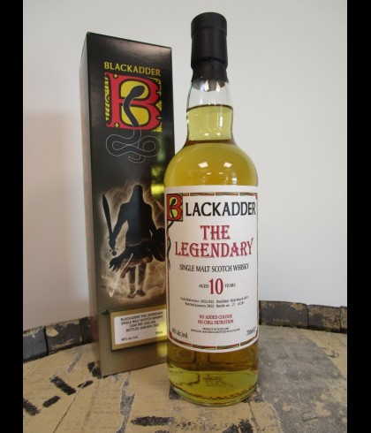 Fles Raw Cask The Legendary 2011 10 Years Old, single malt whisky, op voorraad bij slijterij t Bockje in Bathmen